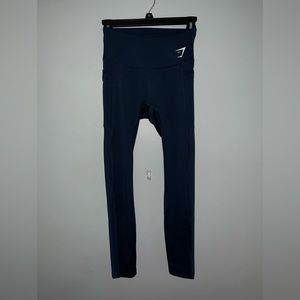 Gymshark Leggings w/ Mesh Sides - Size Small - Blue